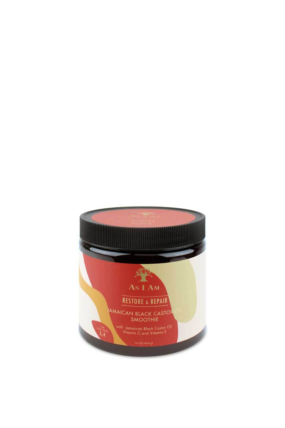 As I Am Jamaican Black Castor Oil Smoothie Crema 454gr - peluofertas