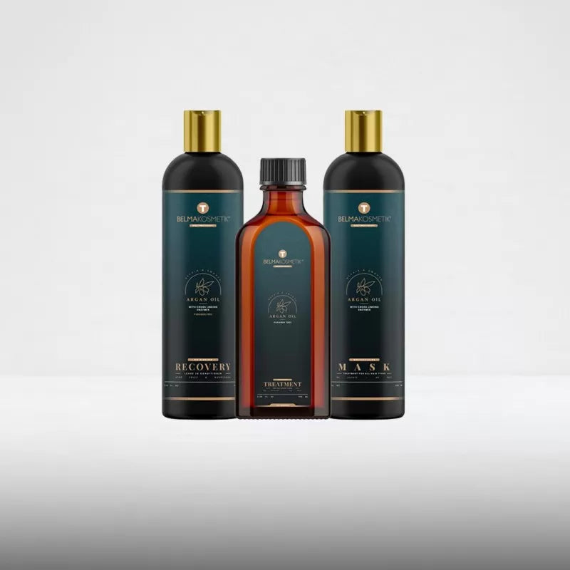 Belmakosmetik pack mantenimiento argan ( champu + mascarilla + tratamiento )