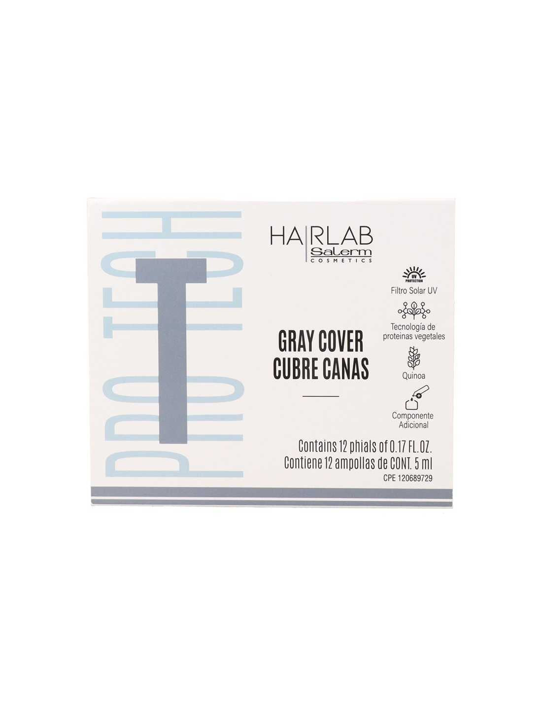 Salerm Cubre Canas Gray Cover Ampollas 12 uni x 5 ml