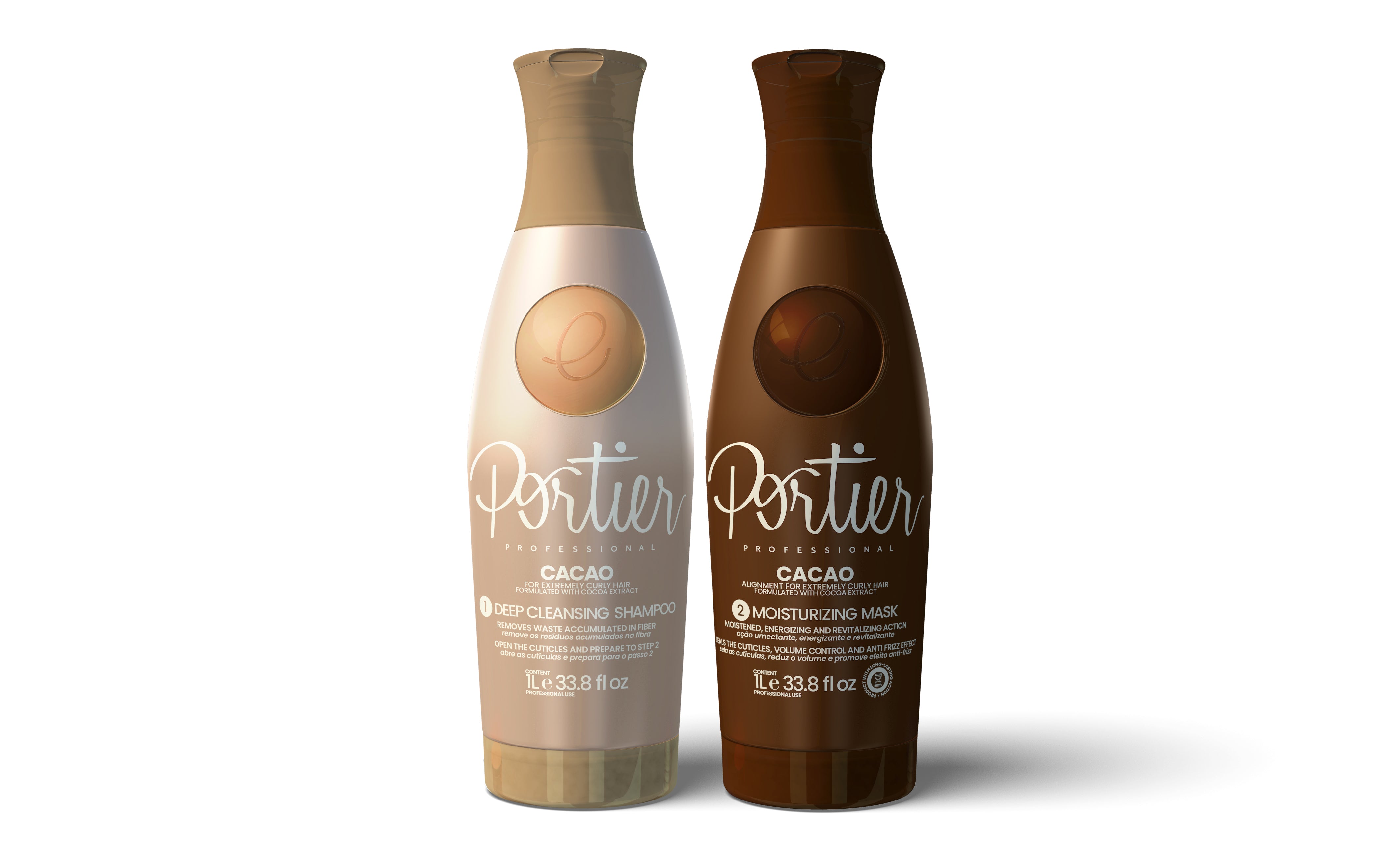 Portier cacao THERMO SMOOTHING alineación capilar 1000mlx2