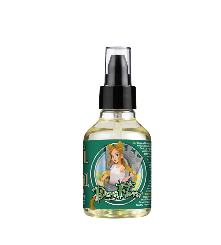 Dona Flora linea de crecimiento Rapunzel Magic Oil serum capilar brillo y proteccción 100ml