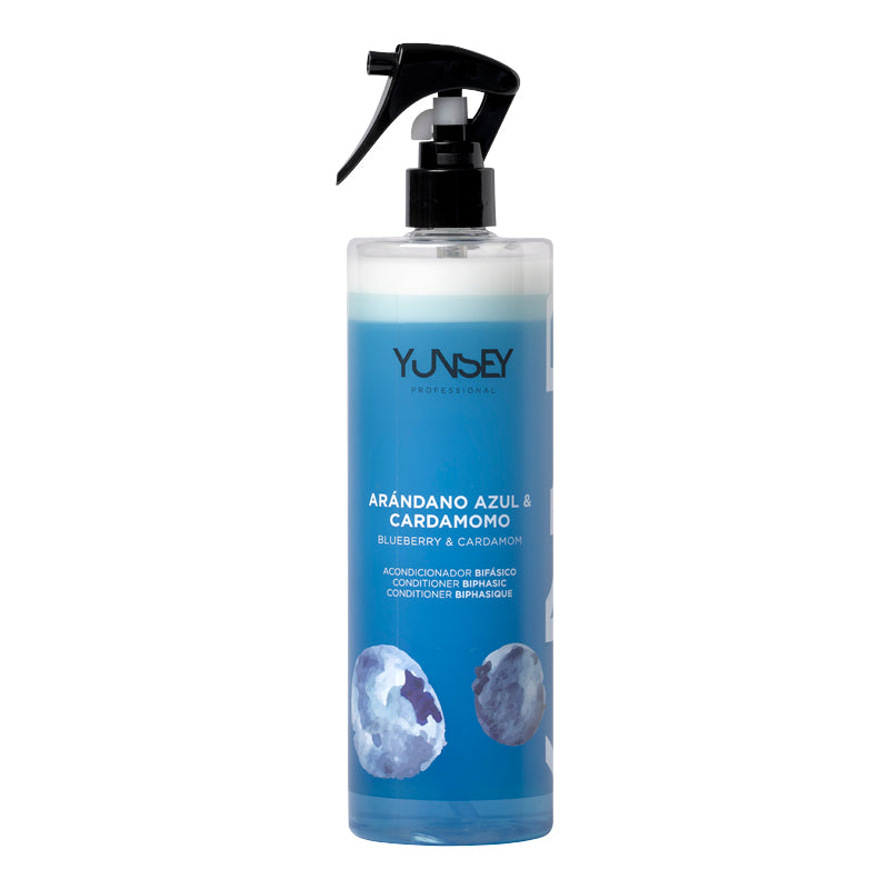 Yunsey acondicionador bifásico arándano azul & cardamomo 500ml