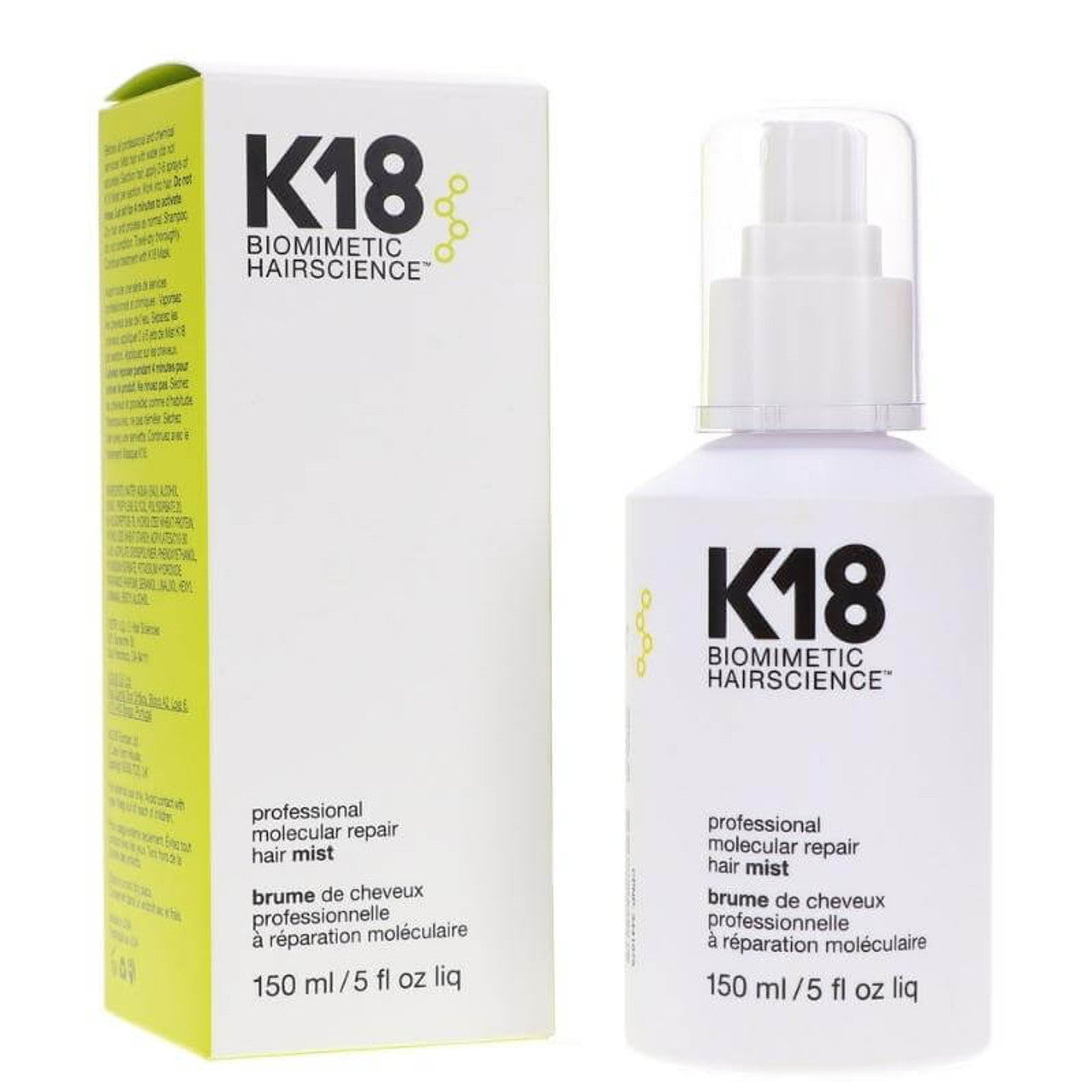 K18 biomimetic hairscience bruma reparadora molecular 150ml