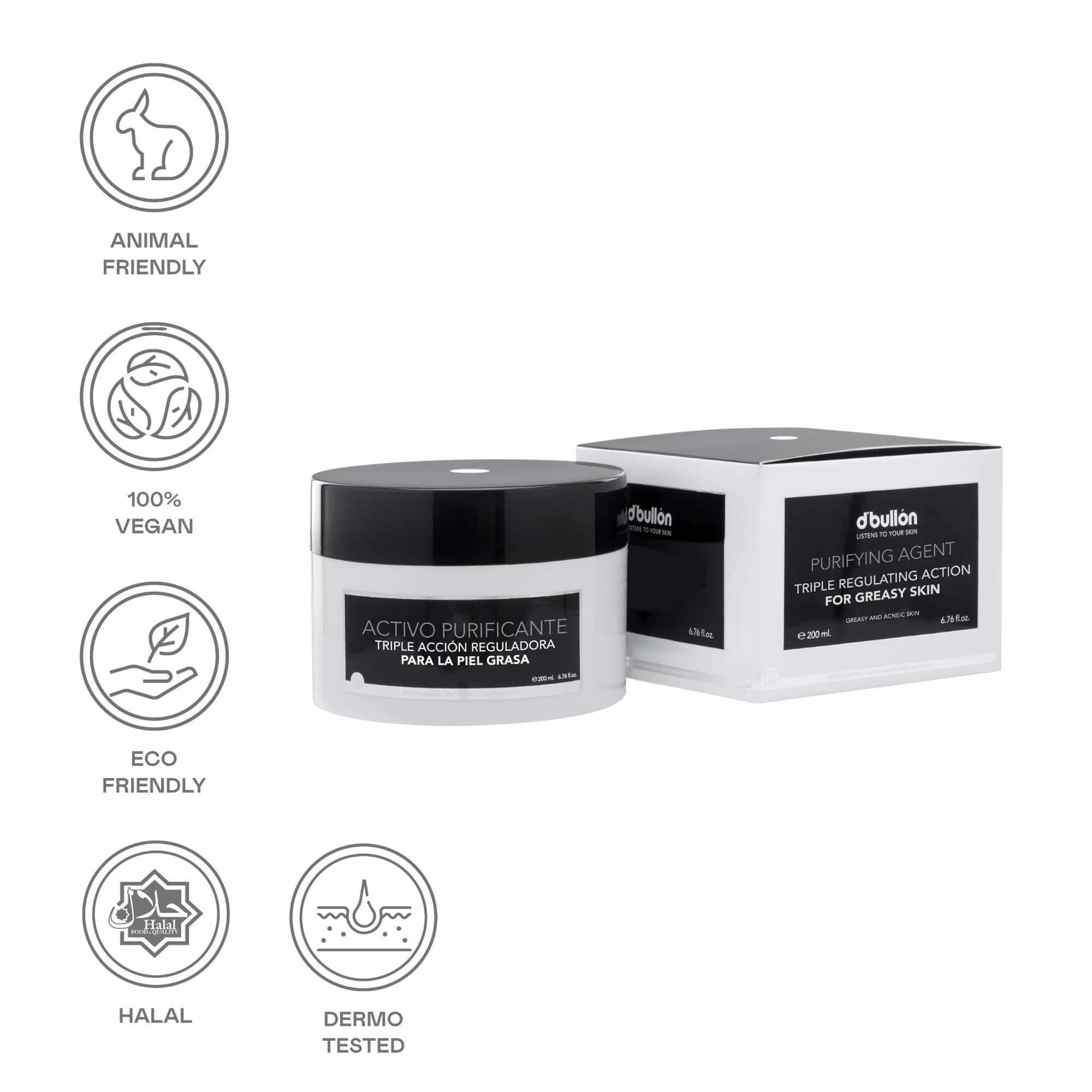 Activo Facial Purificante – Triple Acción para Piel Grasa