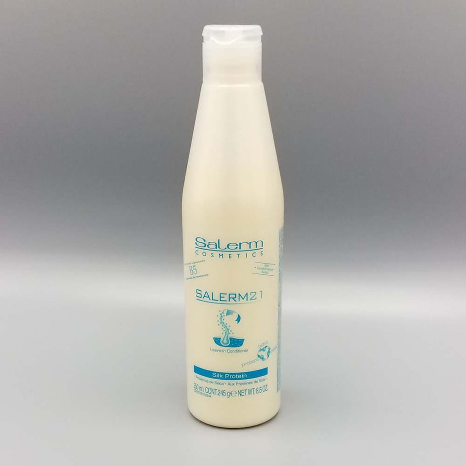 Salerm 21 Leav-in Conditioner - Acondicionador de cabello hidratante con  proteínas de seda sin aclarado
