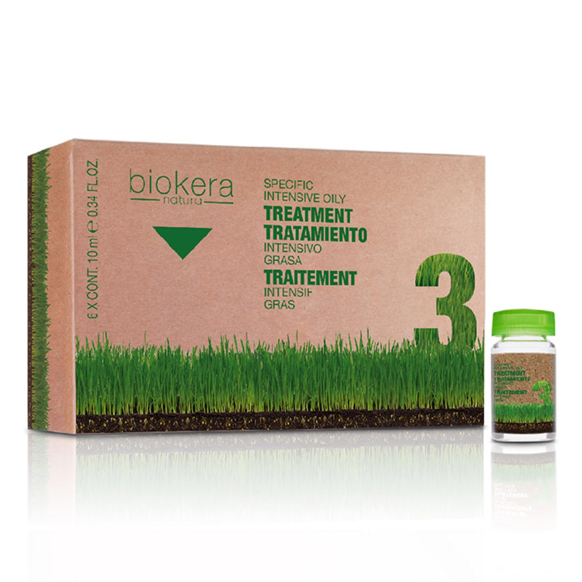 Salerm cosmetics biokera tratamiento especifico para cabellos grasos 6x10ml