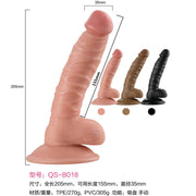 dildo consolador con bolas 155mm