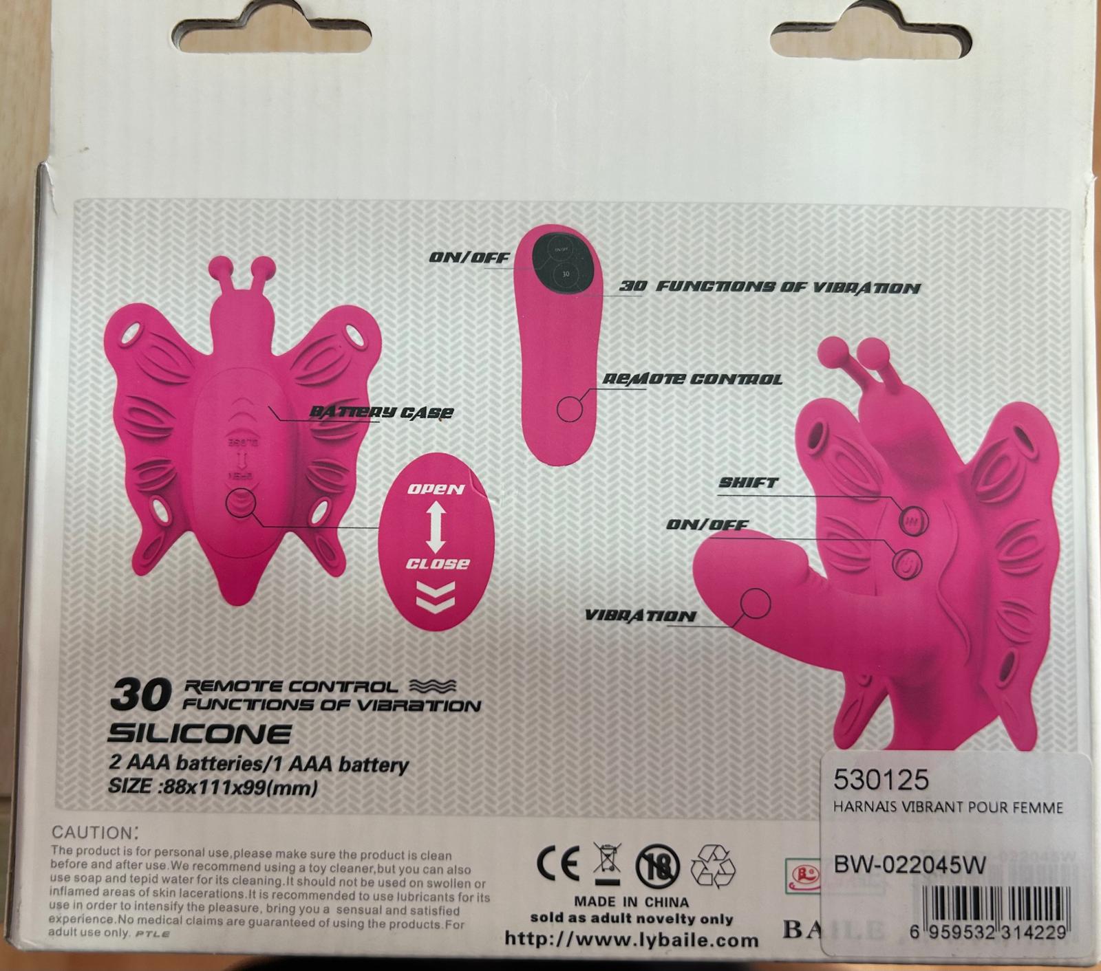 Harness Ultra Passionate mariposa sexual