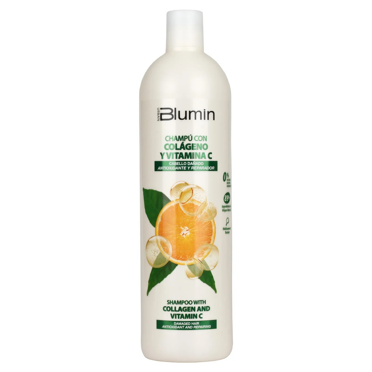 Tahe urban blumin champú con colageno y vitamina C cabello dañado 1000ml