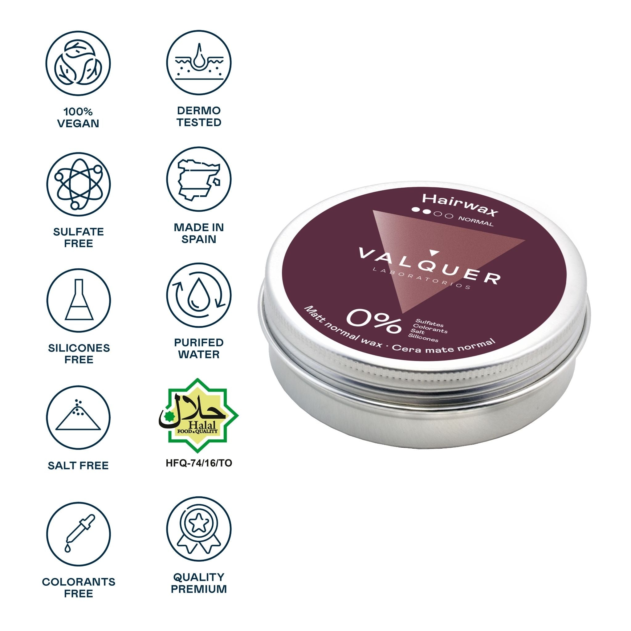 Cera capilar mate normal - 100 ml