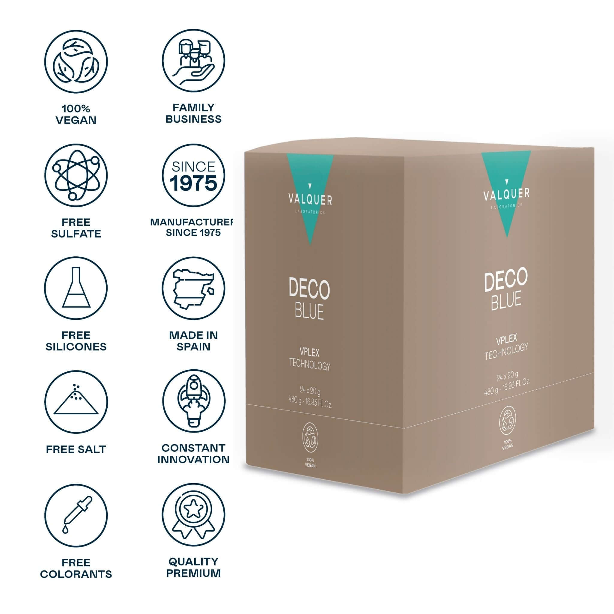 Decoblue Vplex Tecnology Polvos decolorantes