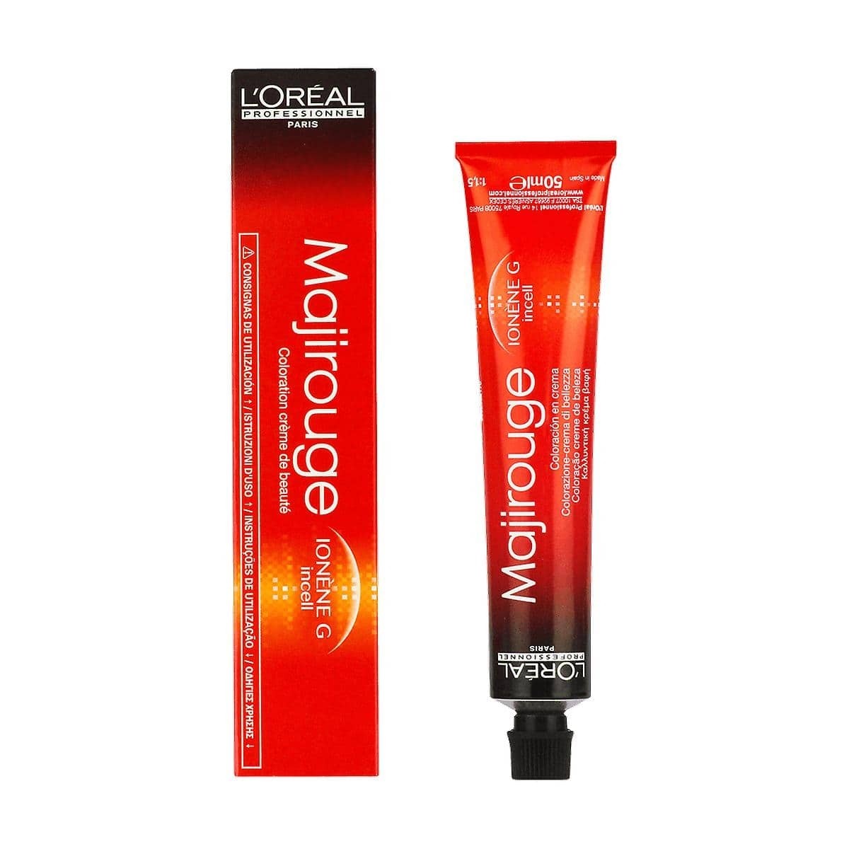 L´oreal majirouge tinte castaño claro caoba rojizo nº5/56