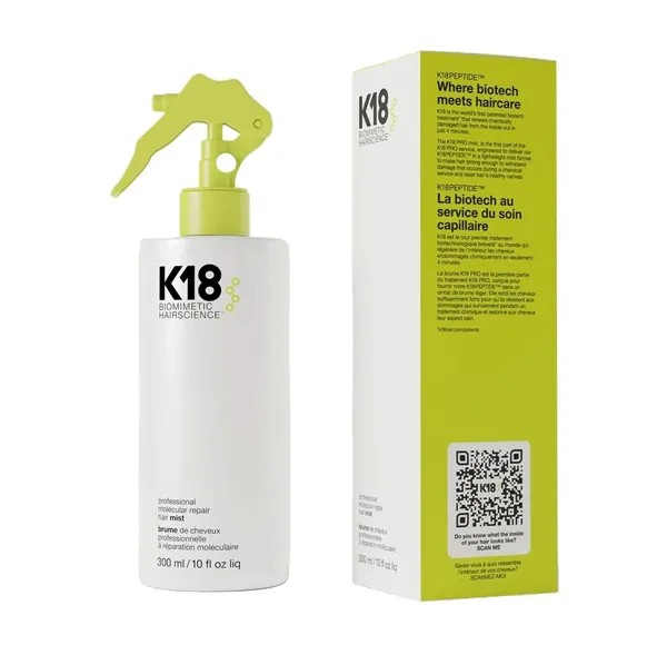 k18 biomimetic hairscience bruma reparadora molecular 300ml