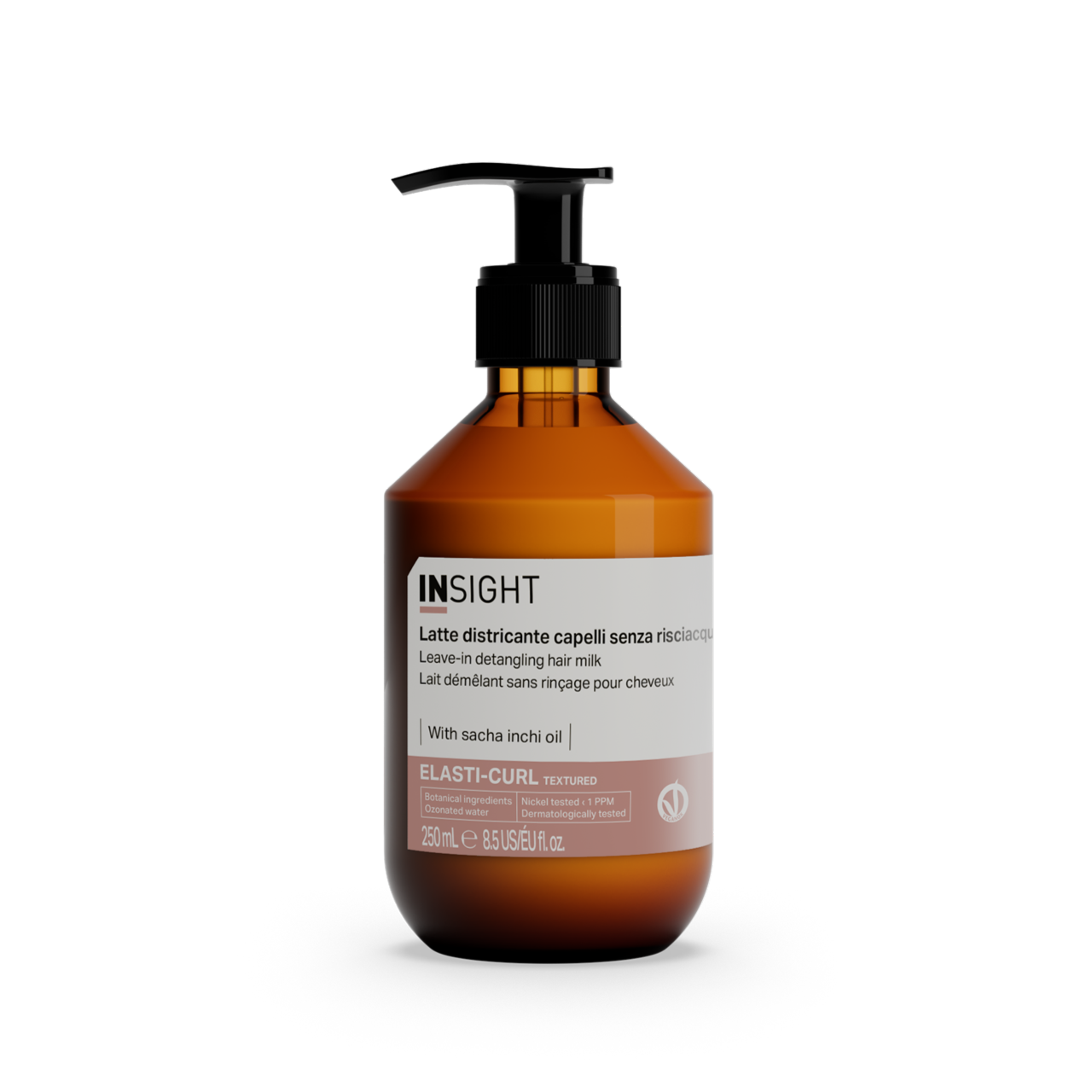 Insight elasti-curls textures leche capilar desenredante sin aclarado 250ml