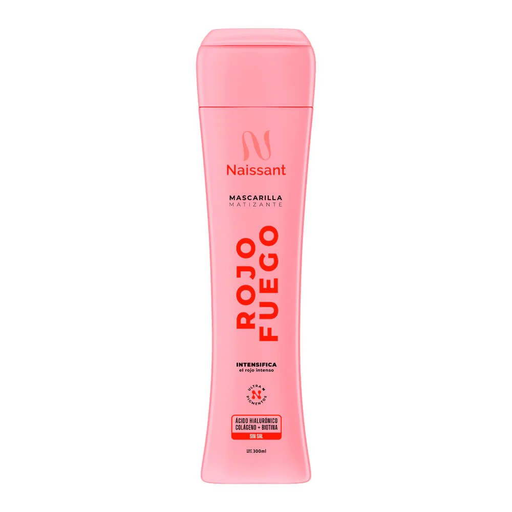 Naissant mascarilla matizante rojo fuego 300ml
