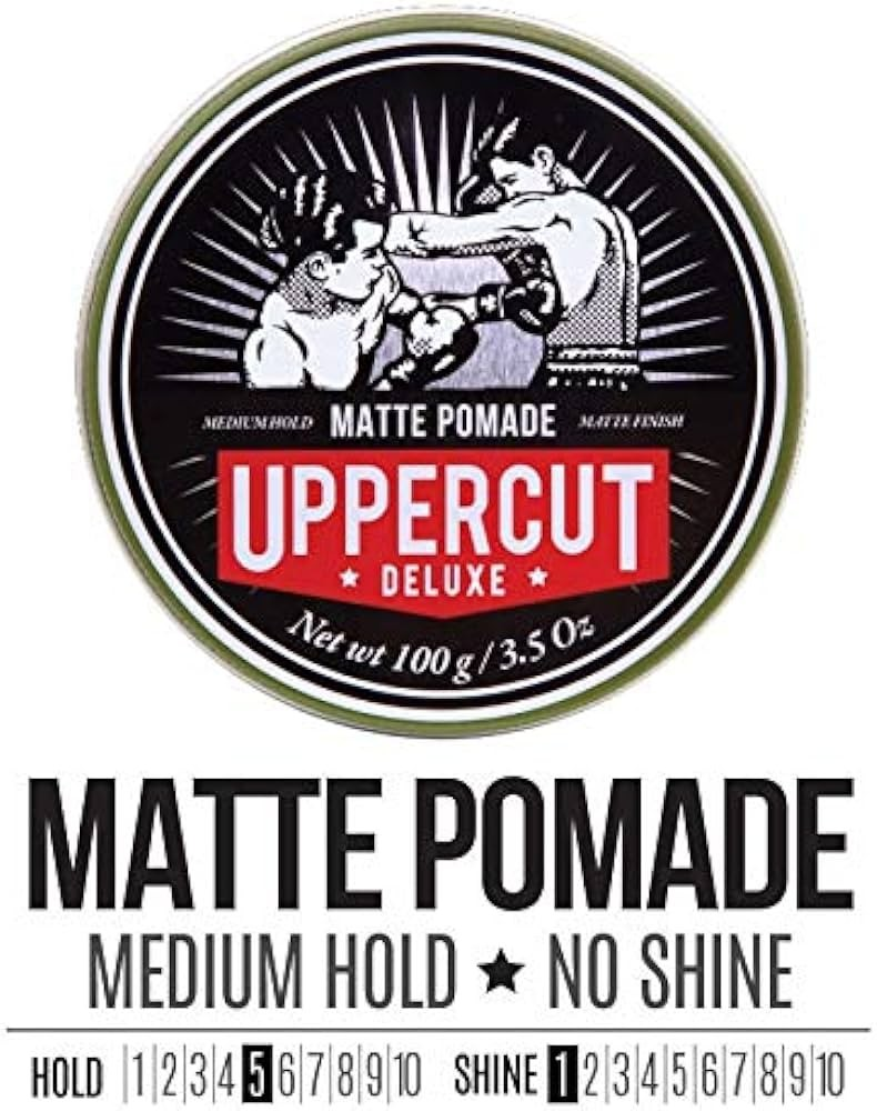 Uppercut Deluxe pomada de fijación media efecto mate 100g