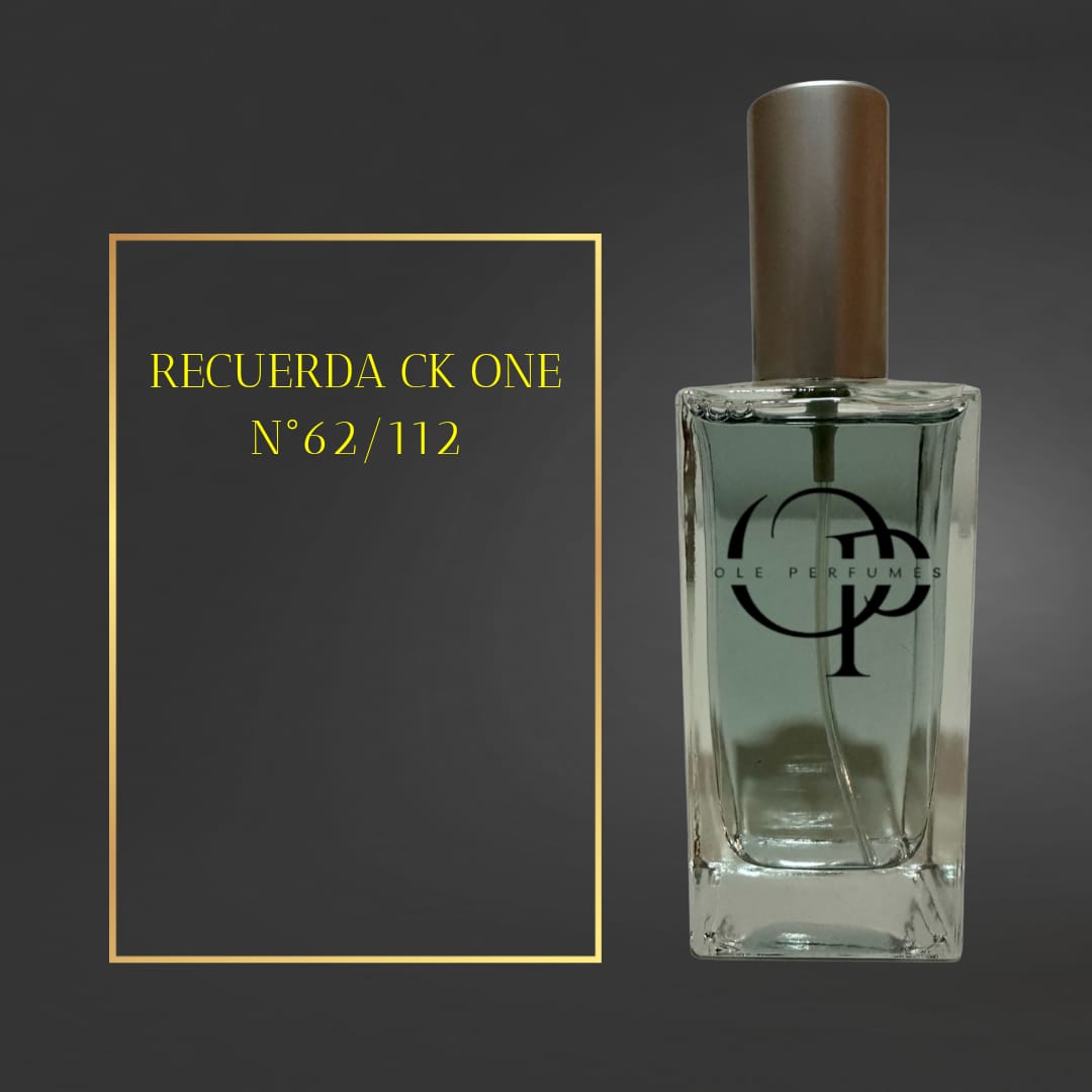 62/112 RECUERDA A CK ONE unisex