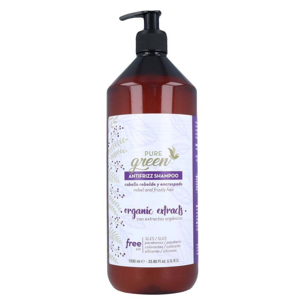 Pure green champú anti-frizz