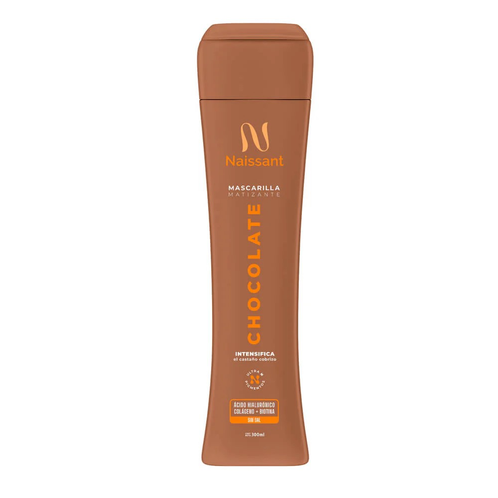 Naissant mascarilla matizante chocolate para cabellos cobrizos 300ml