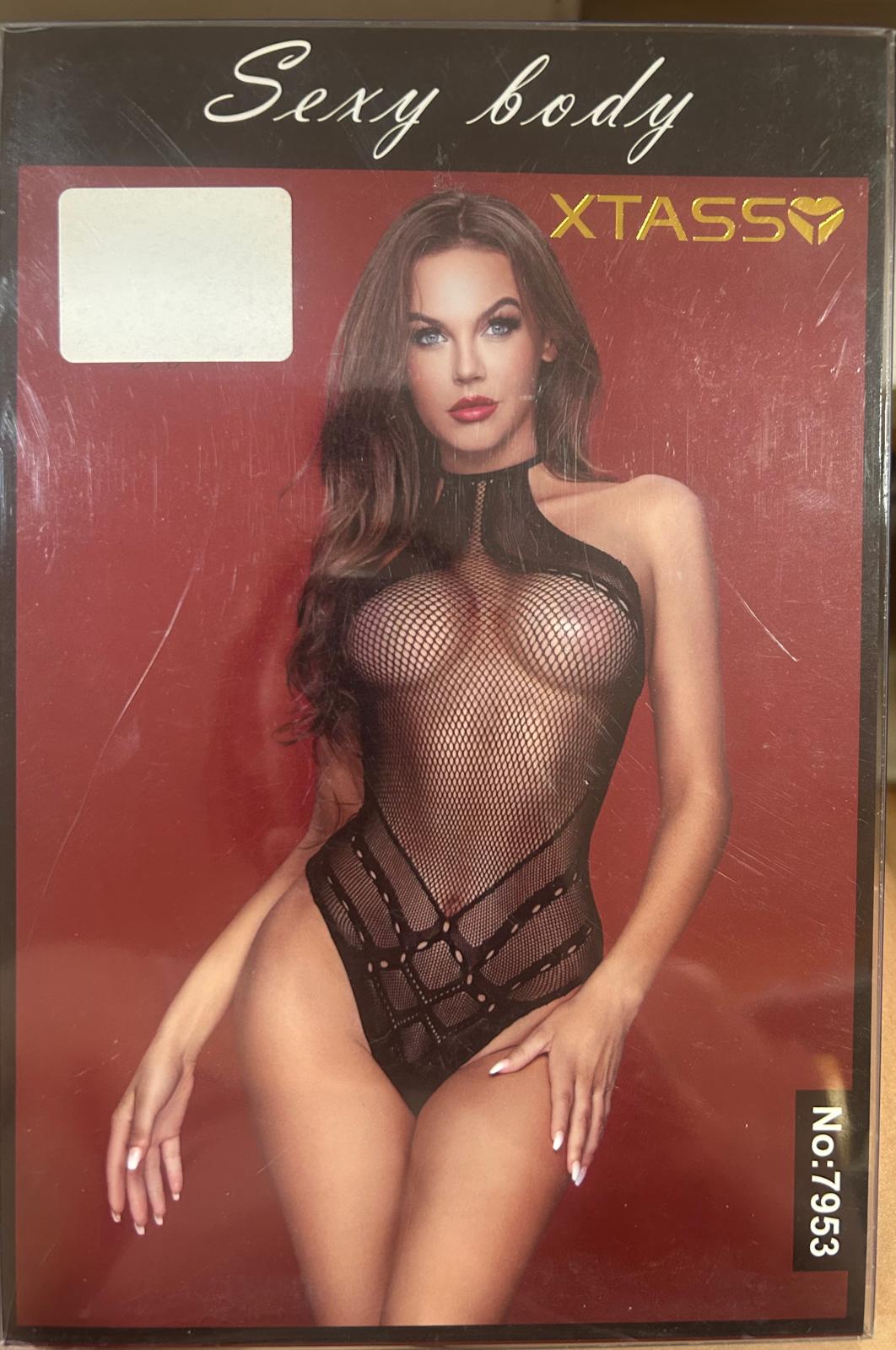 body de malla transparente