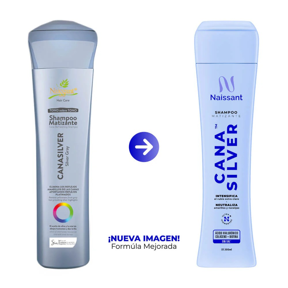 Naissant hair care tono sobre tono mascarilla matizante cana silver 300ml