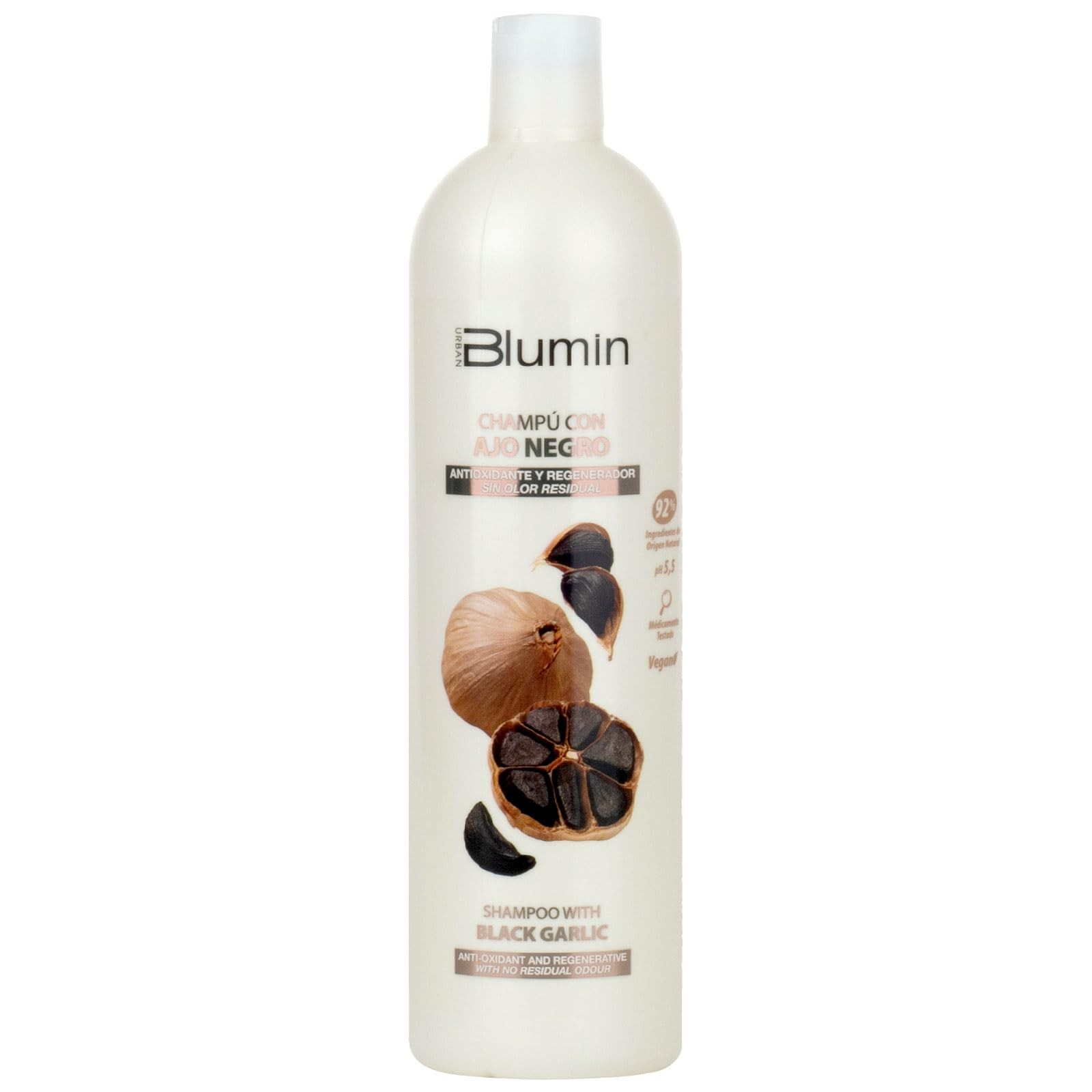 Tahe urban blumin champú con ajo negro anti-oxidante 1000ml