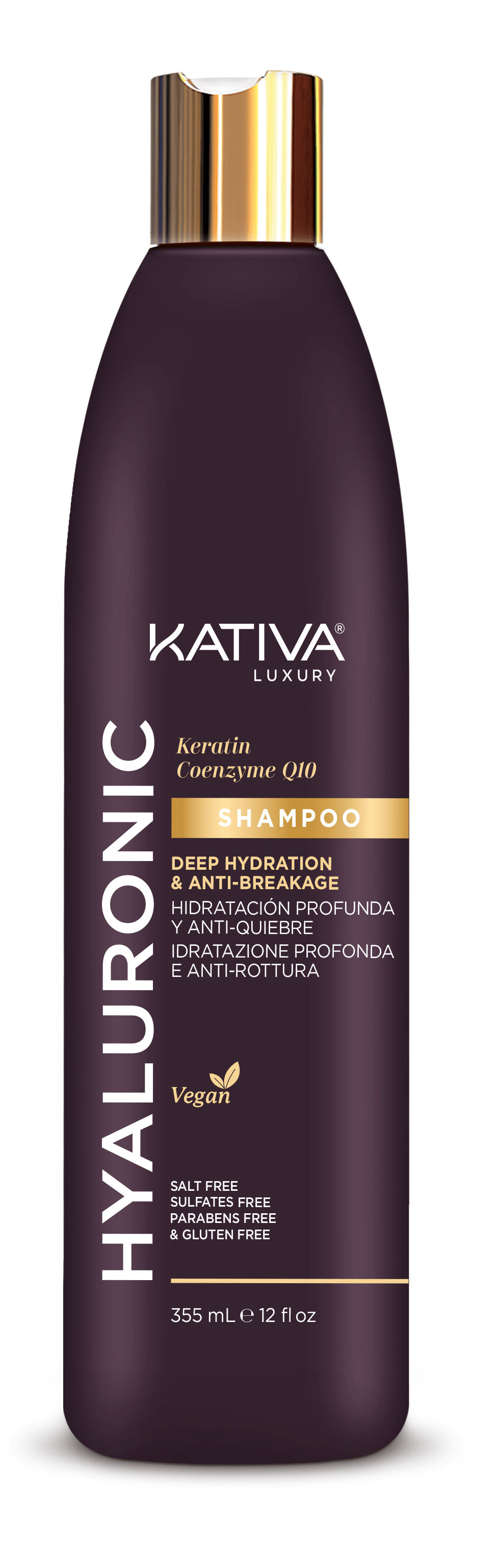 Kativa luxury Hyaluronic champú hidratacion profunda