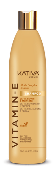 Kativa champu vitamin e biotina y bambu 550ml