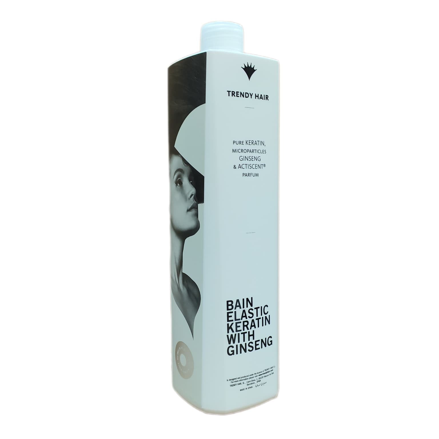 Trendy hair Bain elastic keratin champú 300/1000ml