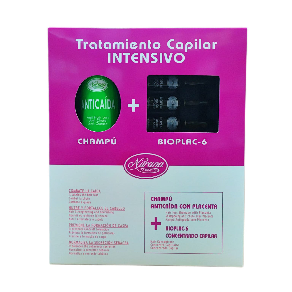 Nurana tratamiento capilar intensivo Champú + Bioplac-6