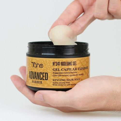 Tahe advance barber Nº341 gel fijador extra fuerte con glicerina y goma de acacia 300ml