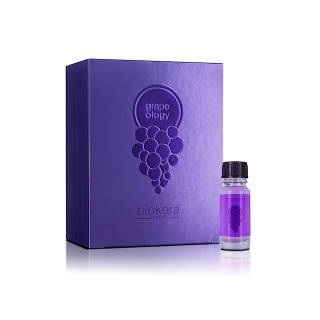 Salerm Biokera Serum Grapeology - Aceite de Uva - Nutre en Profundidad - Antioxidantes 12x10ml