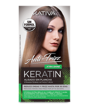 Kativa kit anti-frizz xtra shine alisado sin plancha