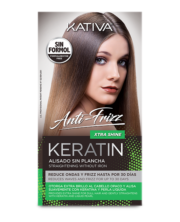 Kativa kit anti-frizz xtra shine alisado sin plancha