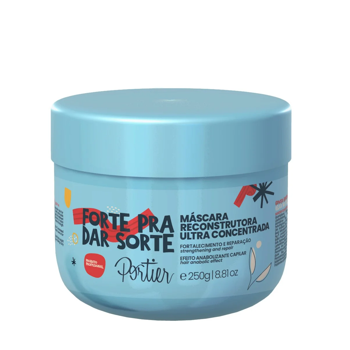 portier mascarilla reconstructora ultra concentrada forte pra dar sorte 250ml
