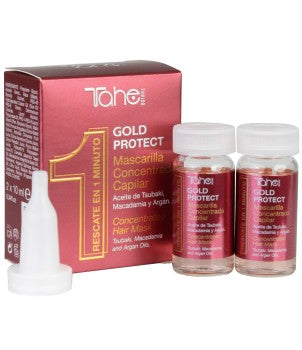 Tahe gold protect mascarilla concentrada capilar 2x10 ml
