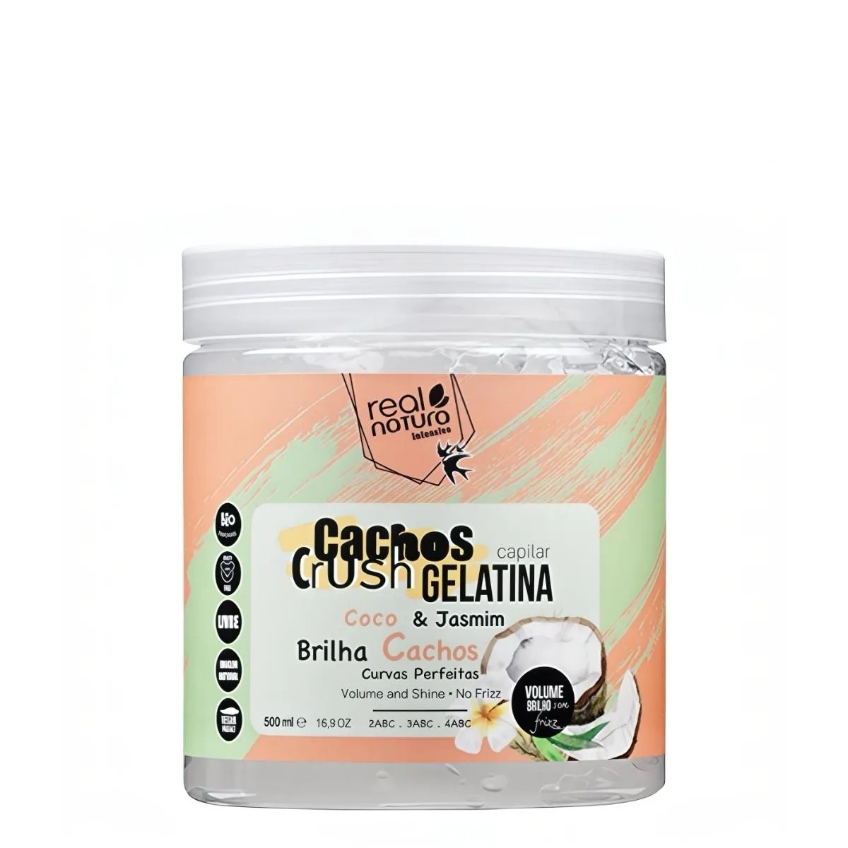 Real Natura Cachos Crush Coco & Jazmín Gelatina capilar 500ml