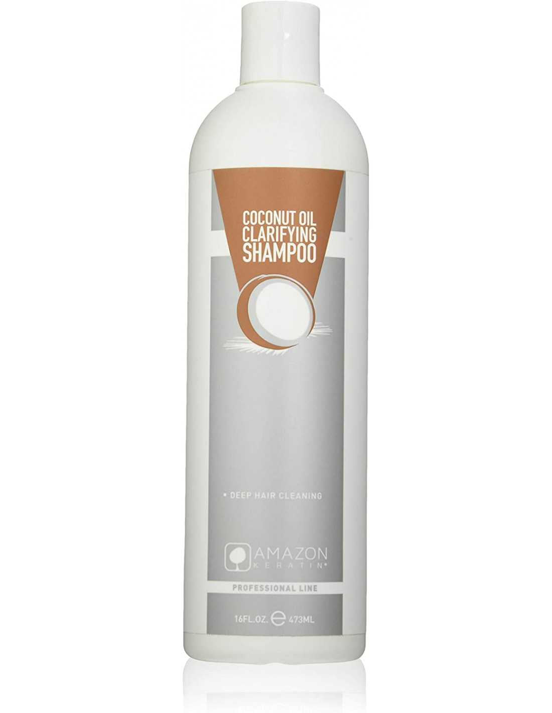 Amazon keratin coconut oil champú clarificante 946ml