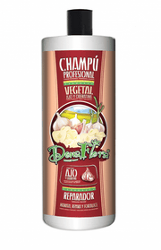 Dona flora champú reparador vegetal ajo y queratina 1000ml