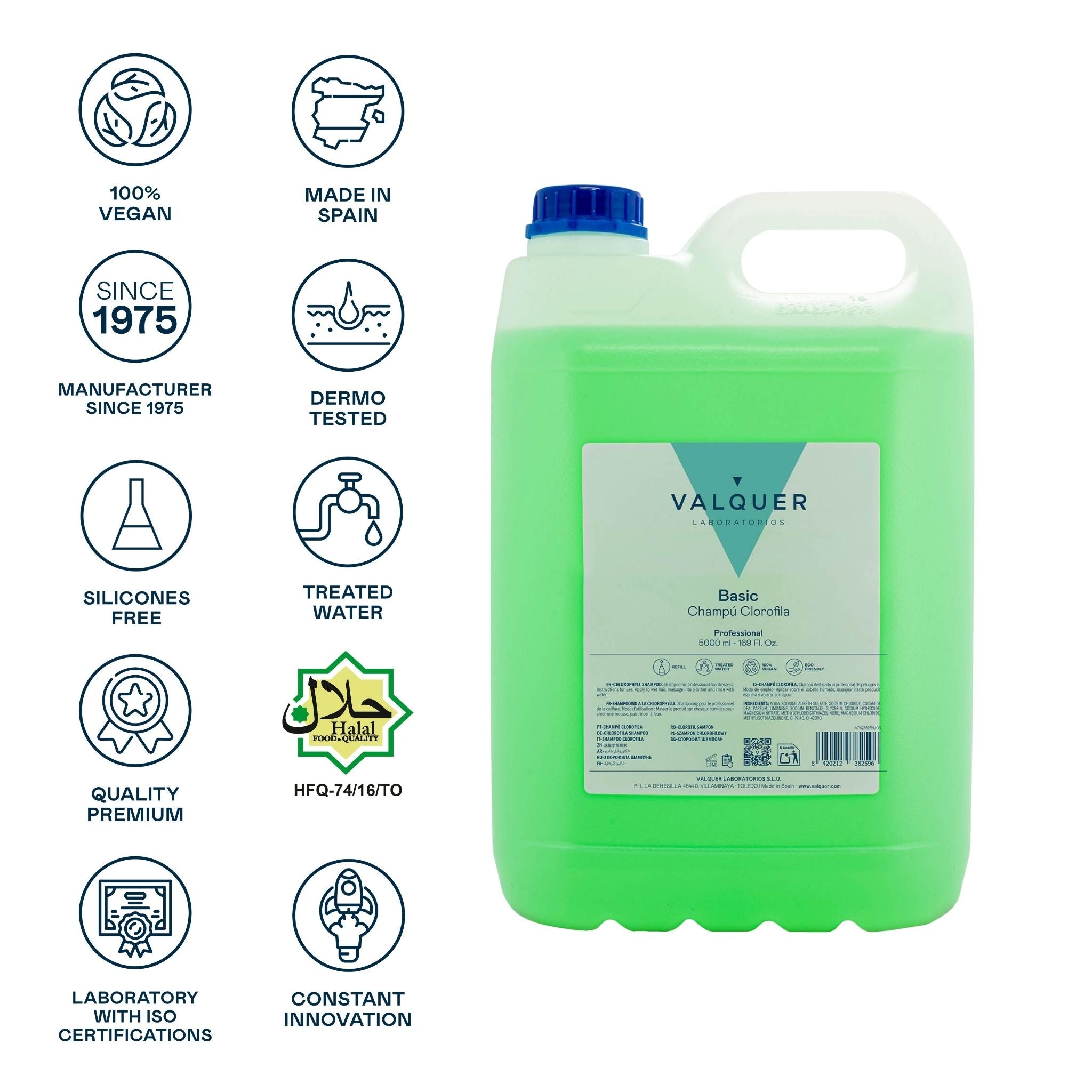 Champú clorofila - 5000 ml