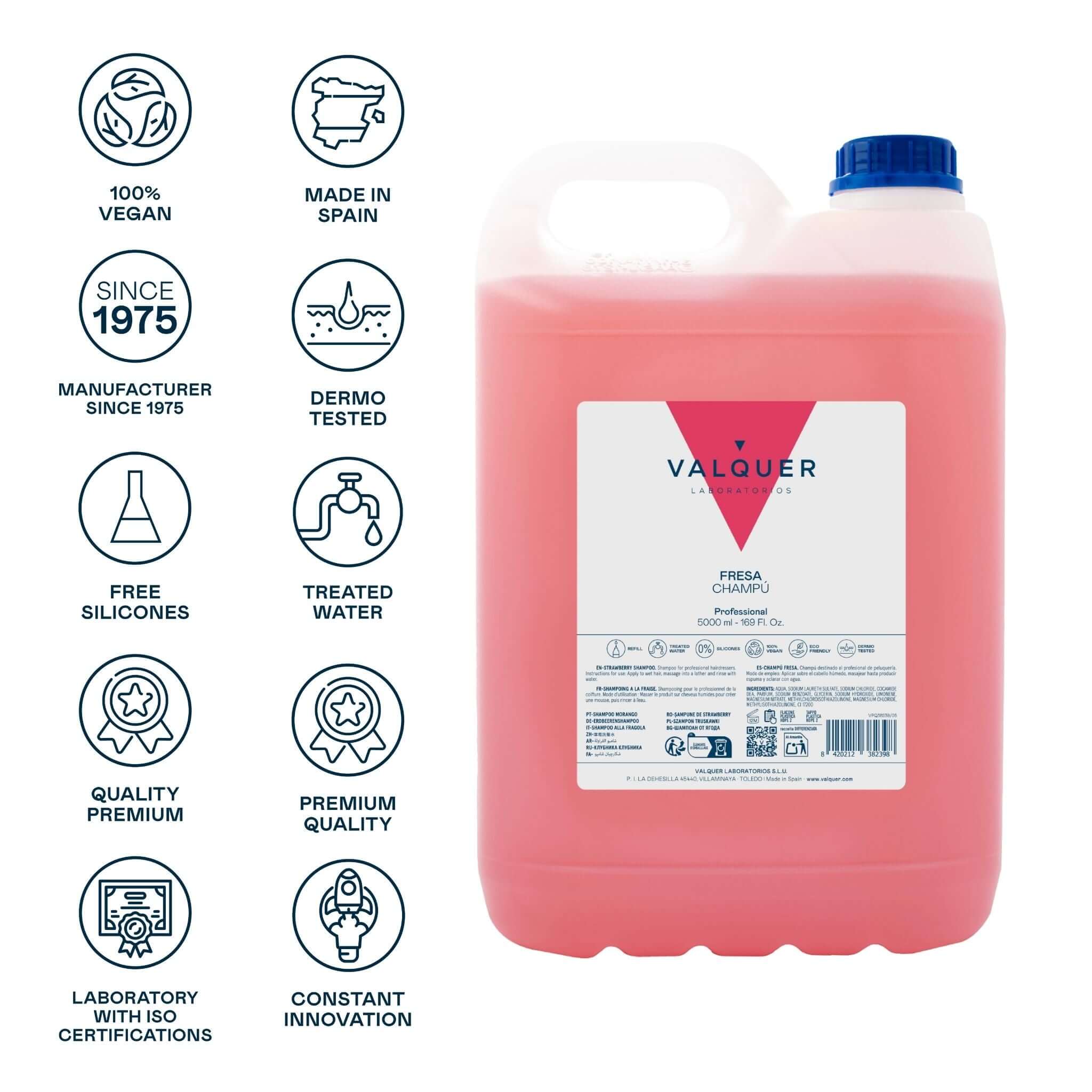 Champú fresa - 5000 ml