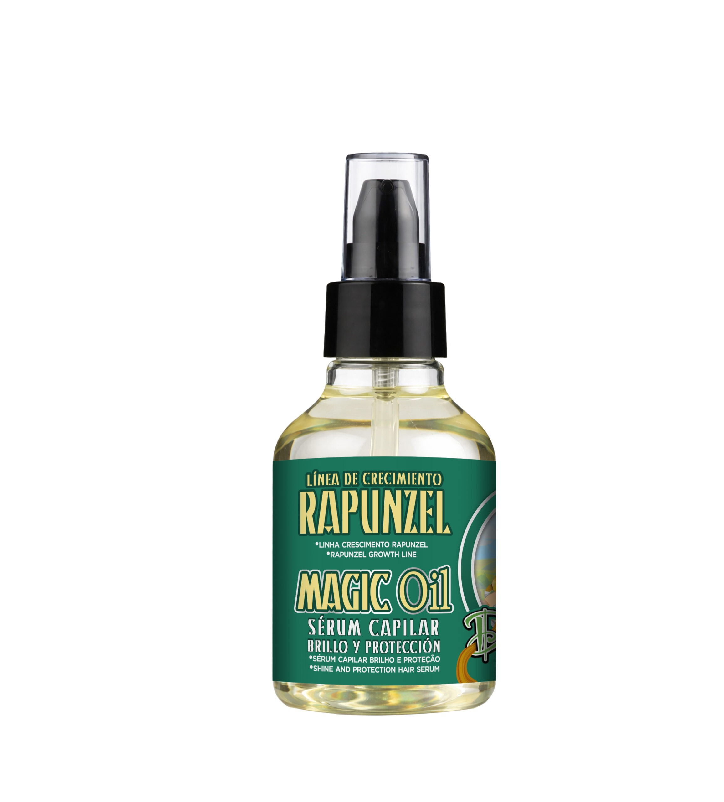 Dona Flora linea de crecimiento Rapunzel Magic Oil serum capilar brillo y proteccción 100ml