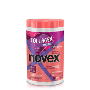 Novex mascarilla con infusión de colágeno formula vegana 400g