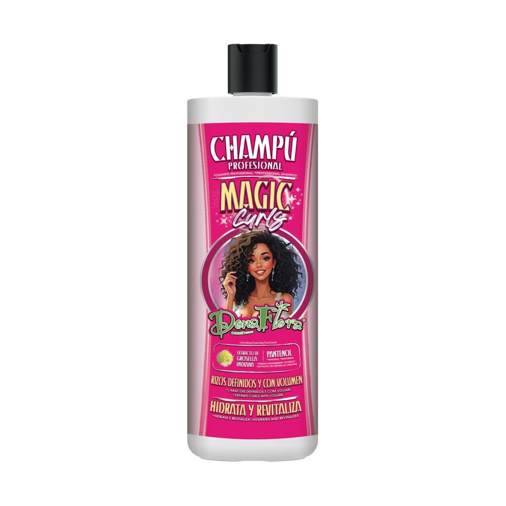 Dona flora champú profesional magic curls rizos definidos y con volumen 1000ml