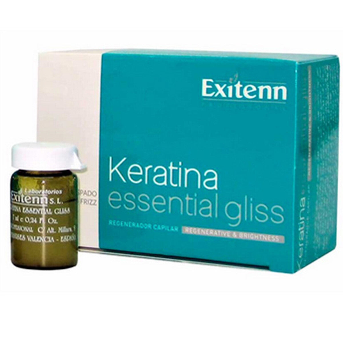 Exitenn keratina essential gliss regenerador capilar 12x7ml