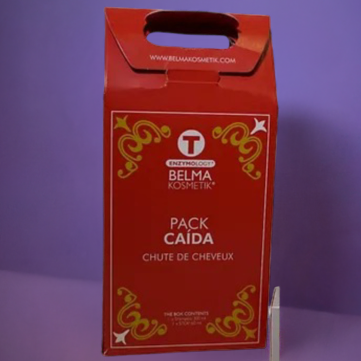 Belma kosmetik- Box stop-caida : Hair care shampoo,champú caida + Tratamiento intensivo,stop hair care 1