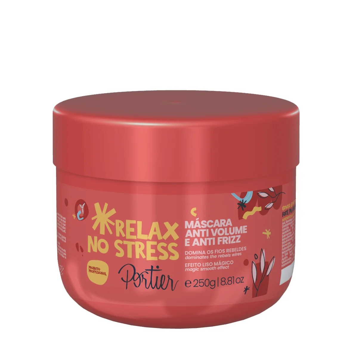 portier mascarilla anti volumen y frizz relax no stress 250ml