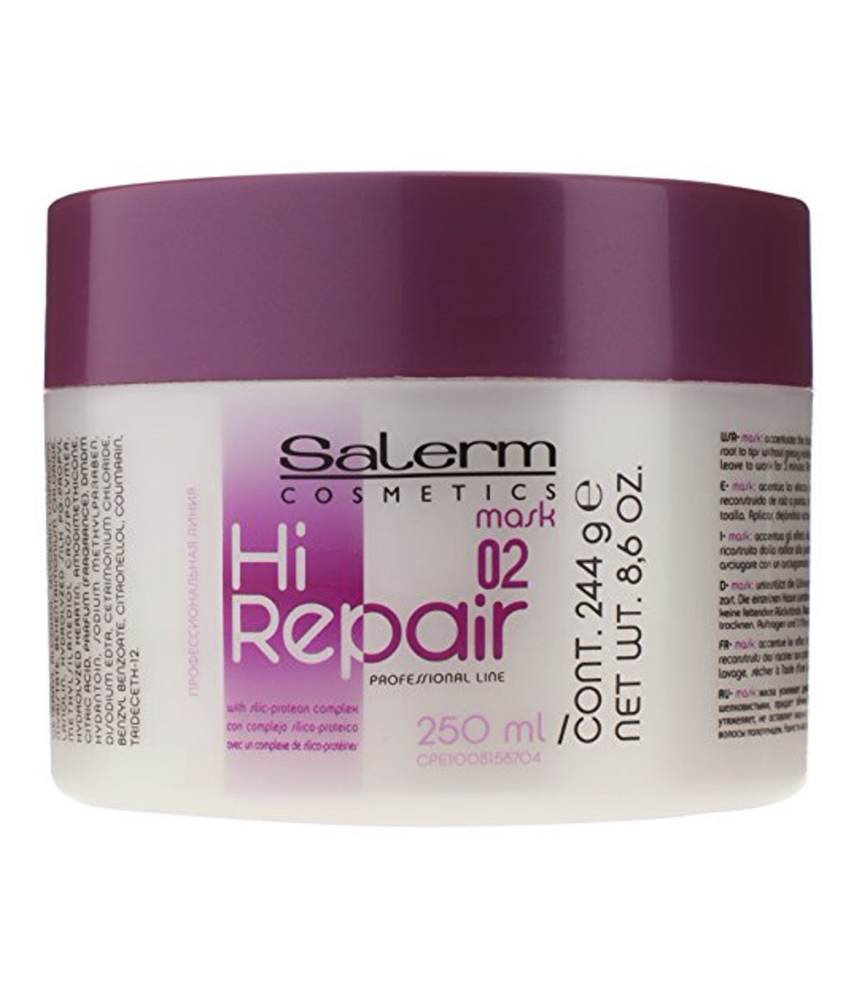Salerm cosmetics hi repair 02 mascarilla reparadora 250ml