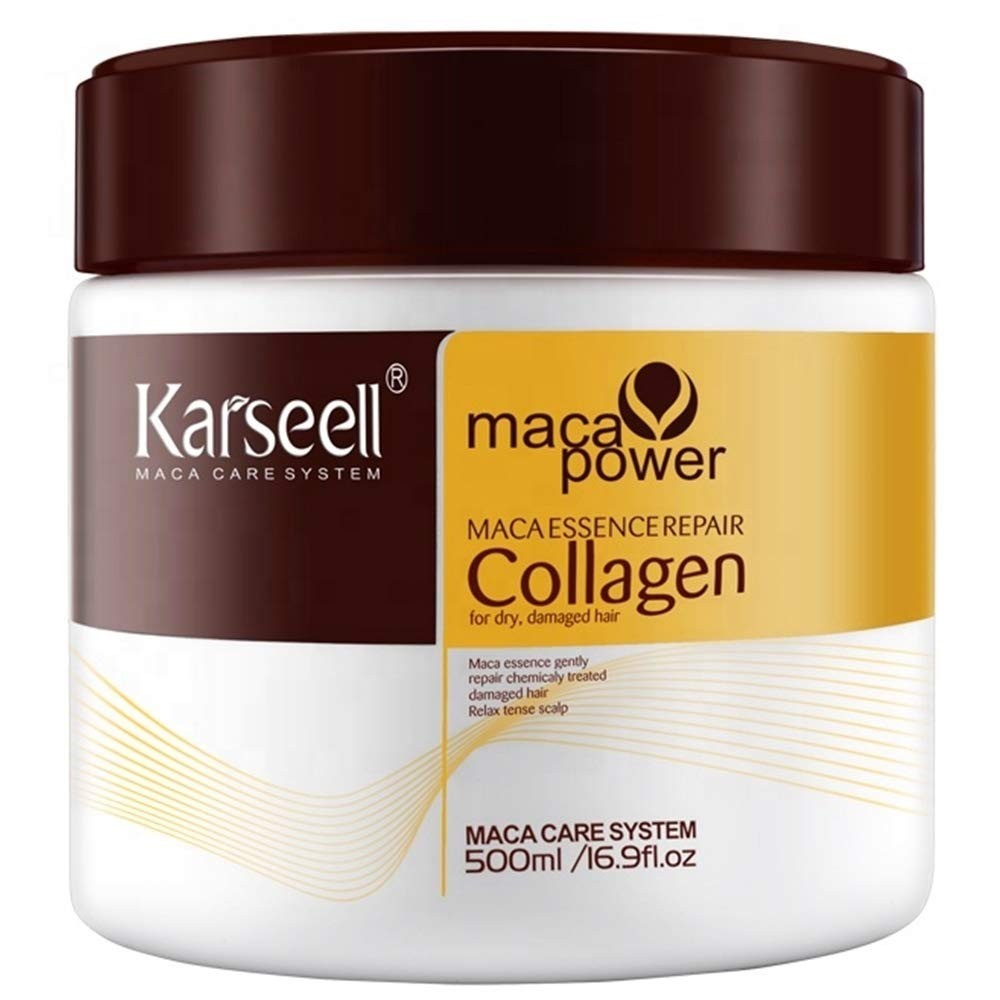 Karseell maca power maca essence repair mascarilla reparadora con colágeno 500ml