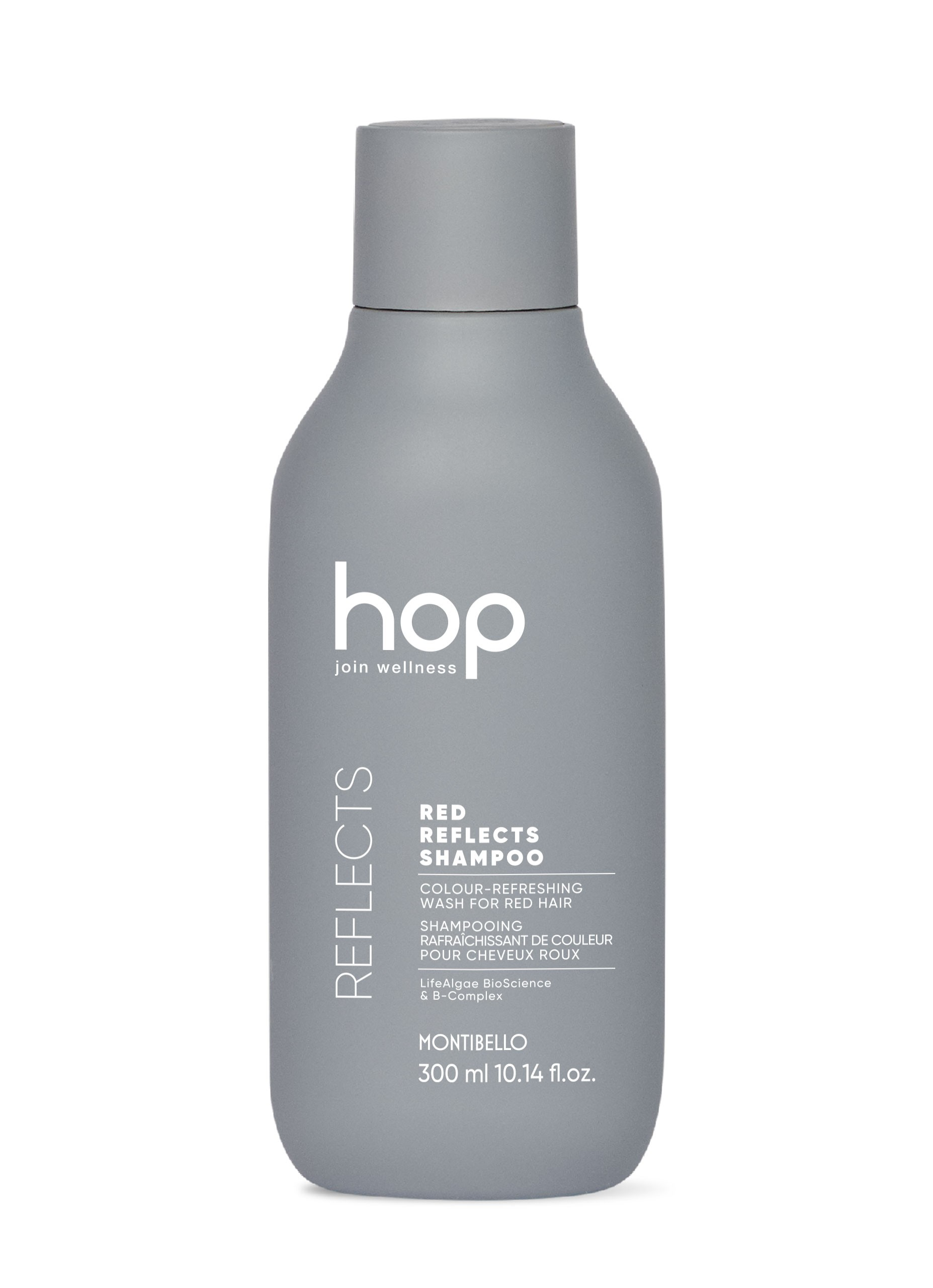 Montibello hop join wellness red reflects shampoo champú para tonos rojos 300ml